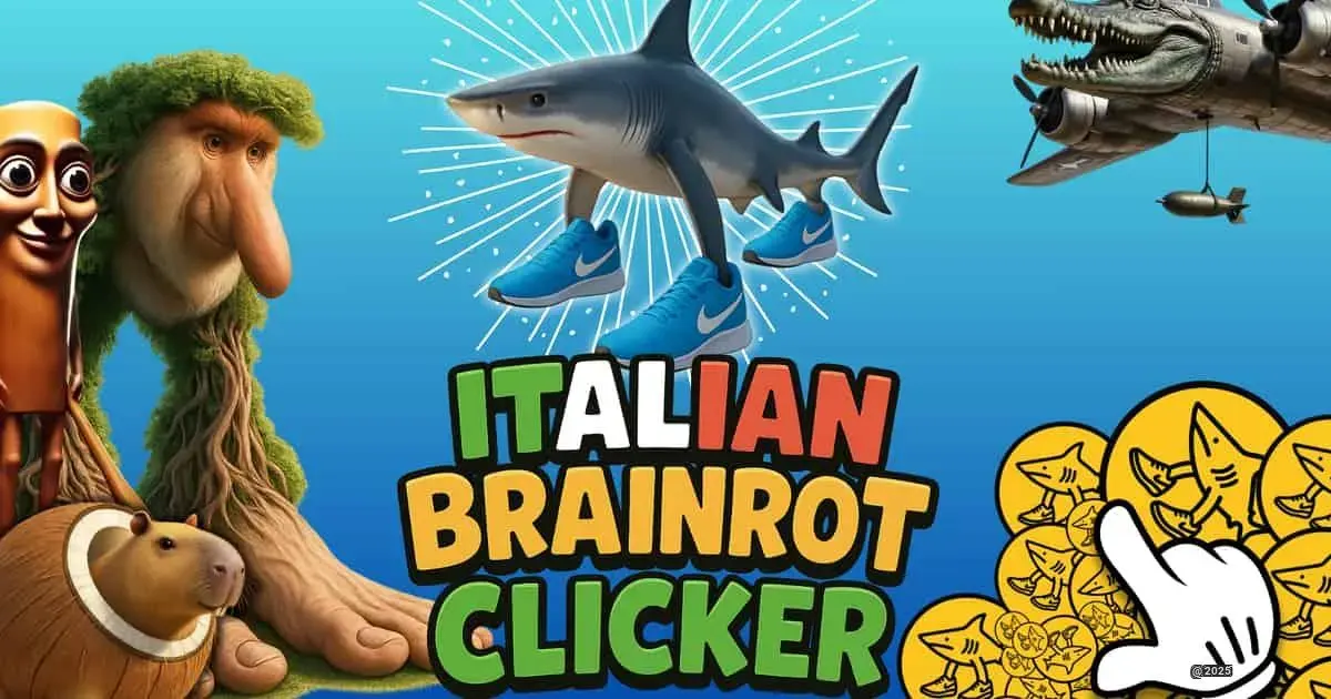 Italian Brainrot Clicker - Where Nike-Wearing Sharks Meet Coffee Cup Assassins